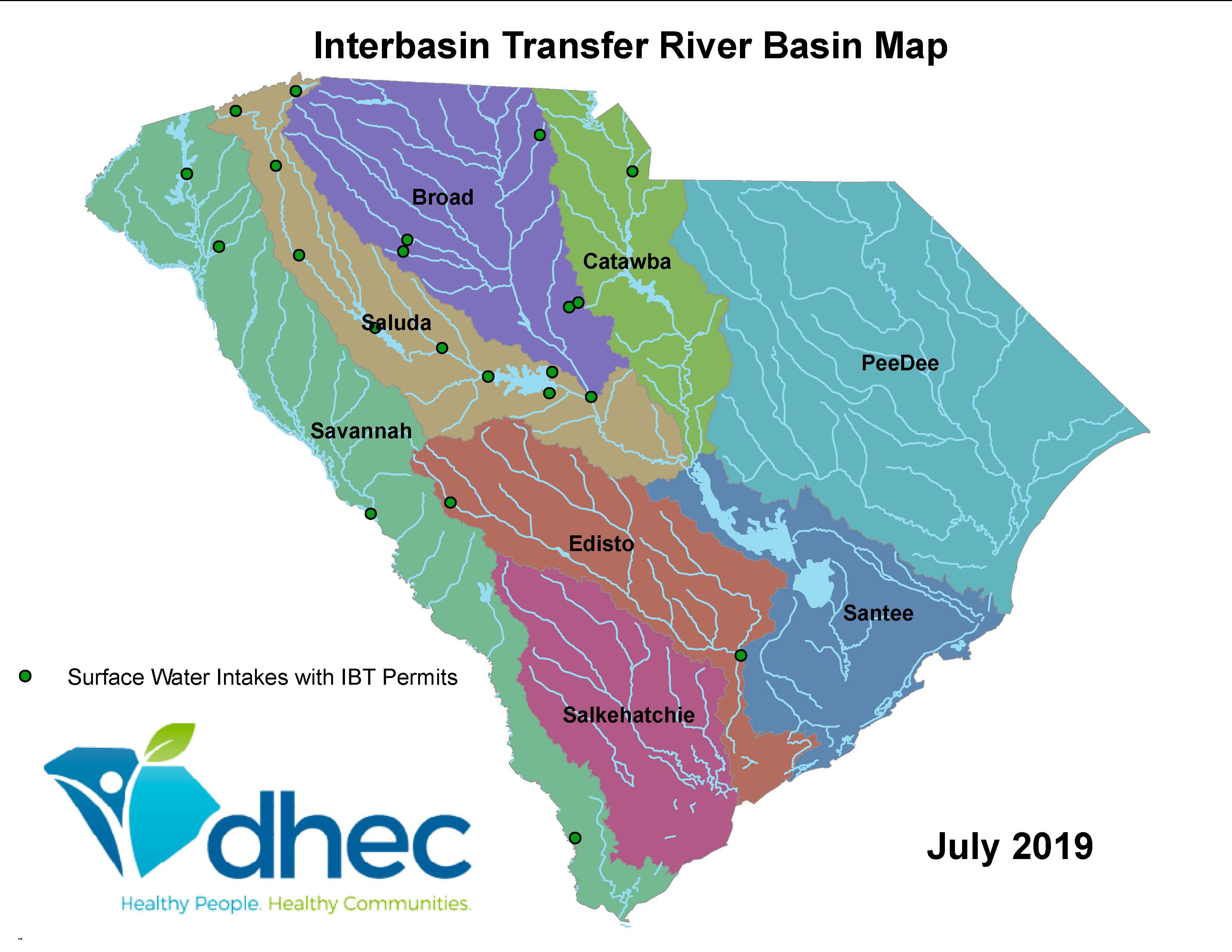 Interbasin Transfer Ibt Information Scdhec